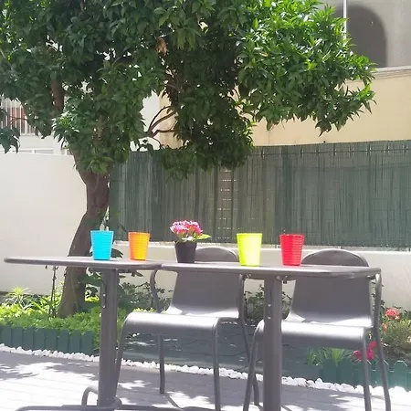 Sunny Orange Garden In Daire